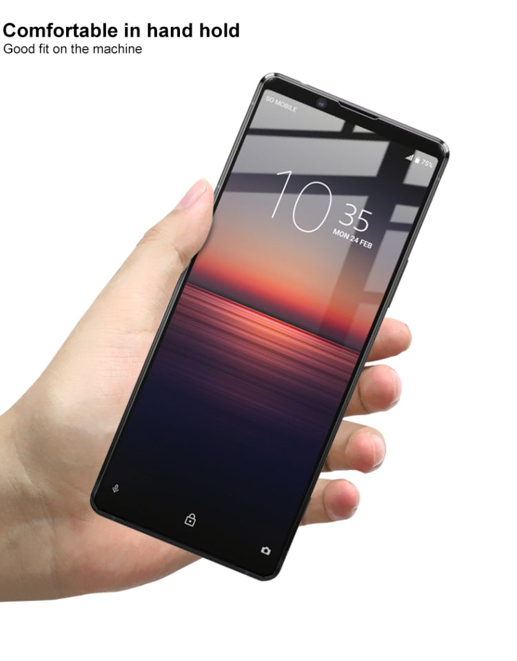 IMAK Pro+ Series Full Screen Tempered Glass Film, For Sony Xperia 1 II, For Sony Xperia 1, For Sony Xperia 5, For Sony Xperia 10 II - HoMEdemic™ 