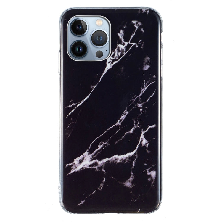 IMD Marble TPU Phone Case For iPhone 15 Pro(Black) - HoMEdemic™ 