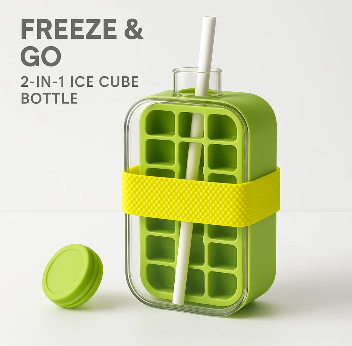 HoMedemic™-2-in-1 Ice Bottle & Cube Maker