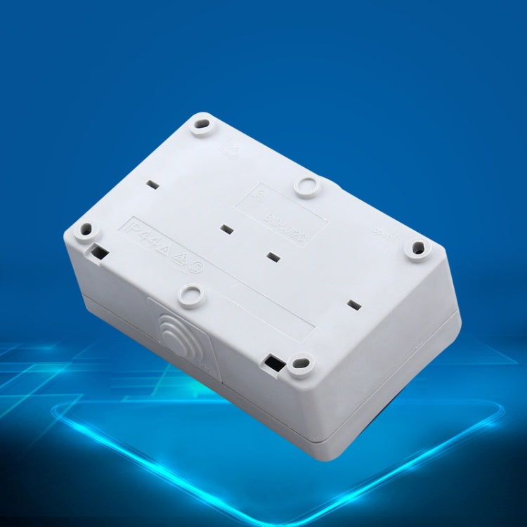 IP44 Waterproof Double-connection Socket with Cover, EU Plug - HoMEdemic™ 