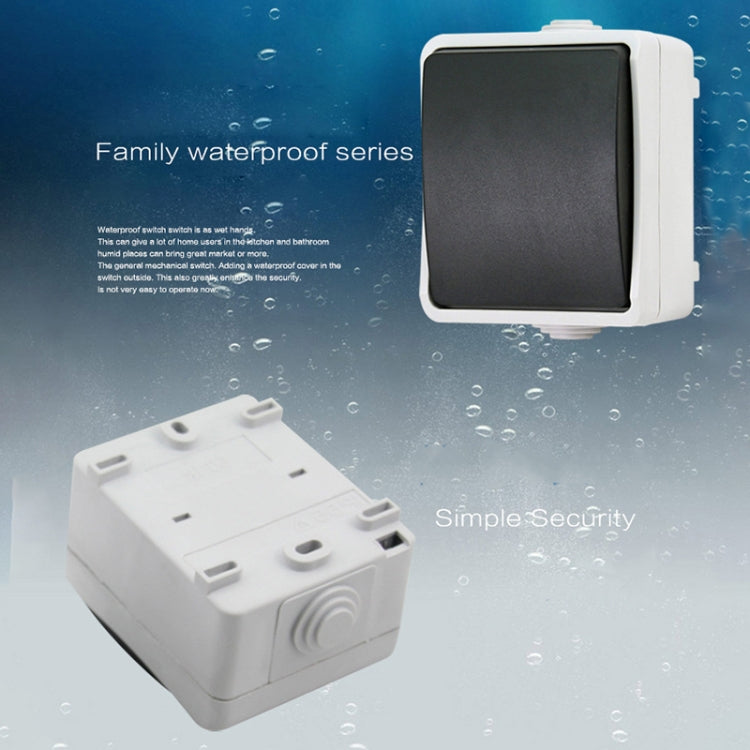 IP44 Waterproof Kitchen Bathroom Single Control Switch, EU Plug - HoMEdemic™ 