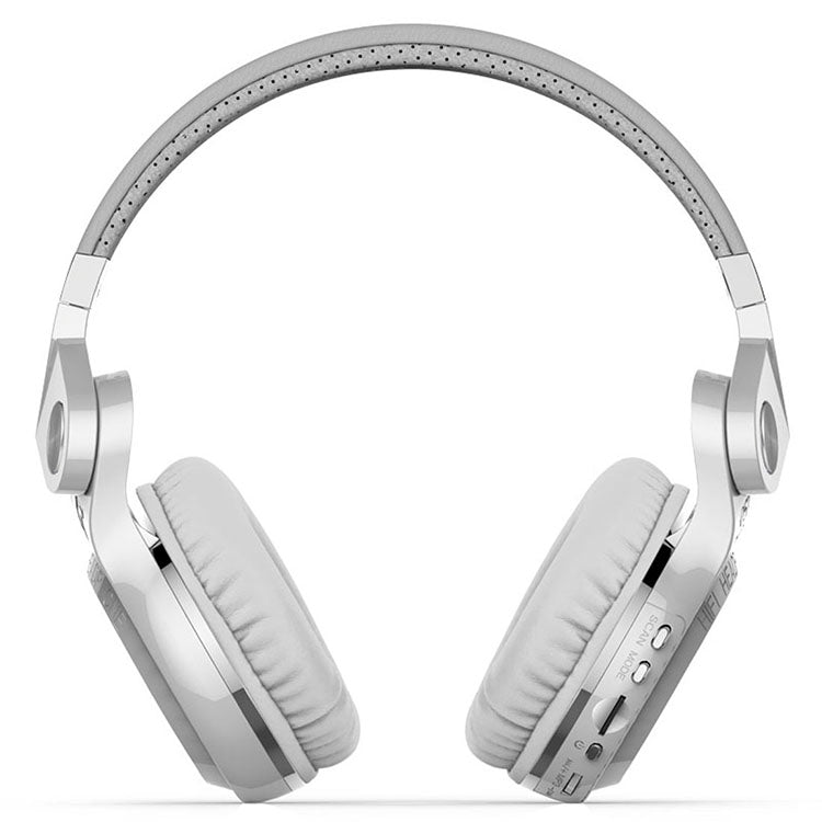 Bluedio T2+ Turbine Wireless Bluetooth 4.1 Stereo Headphones Headset with Mic & Micro SD Card Slot & FM Radio, For iPhone, Samsung, Huawei, Xiaomi, HTC and Other Smartphones, All Audio Devices(White) - HoMEdemic™ 