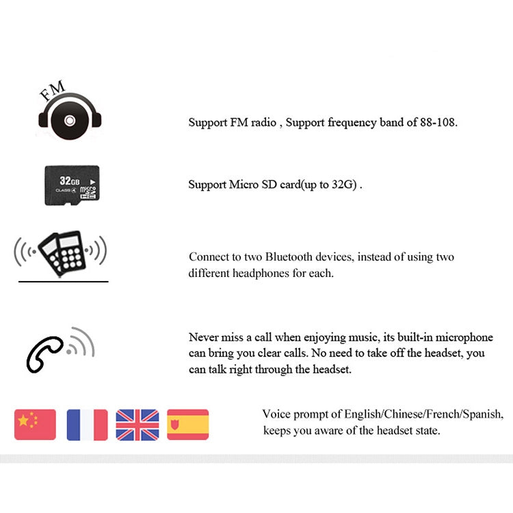 Bluedio T2+ Turbine Wireless Bluetooth 4.1 Stereo Headphones Headset with Mic & Micro SD Card Slot & FM Radio, For iPhone, Samsung, Huawei, Xiaomi, HTC and Other Smartphones, All Audio Devices(White) - HoMEdemic™ 