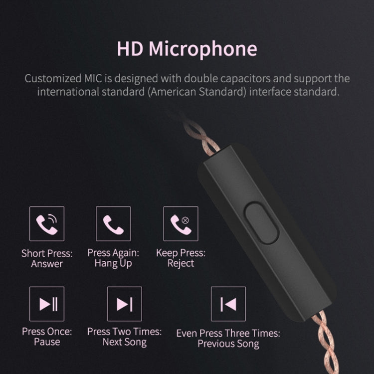 KZ ZSN Circle Iron Moving Iron Quad-core Wired Control In-ear Mega Bass HiFi Earphone without Microphone (Cyan) - HoMEdemic™ 