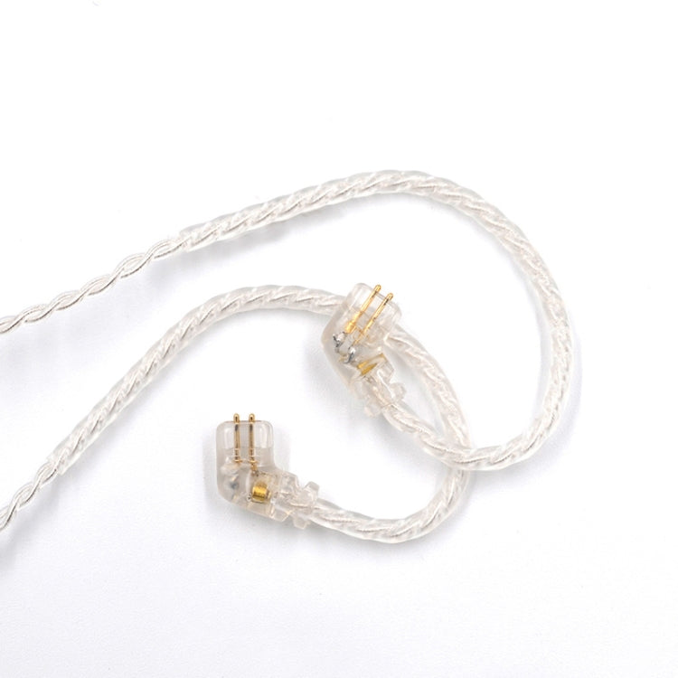 KZ C 8 Pin Oxygen-free Copper Silver Plated Upgrade Cable for KZ ZSN Earphones(White) - HoMEdemic™ 