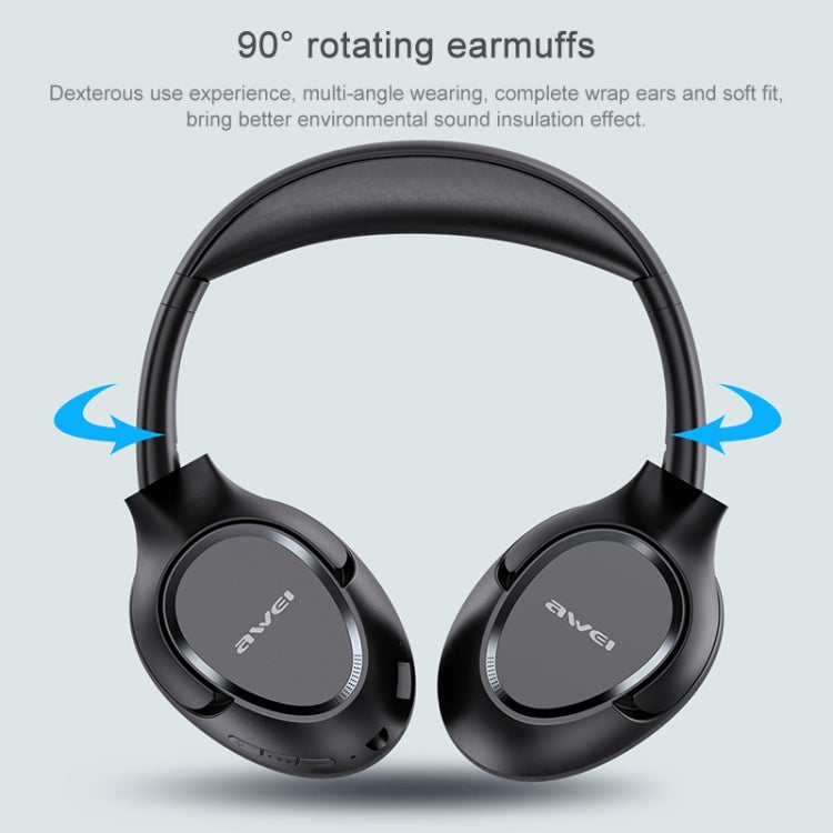 AWEI A770BL Bluetooth 5.0 Stereo Wireless Bluetooth Headset(Black) - HoMEdemic™ 