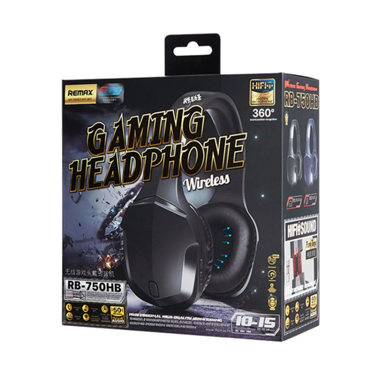 REMAX RB-750HB Wireless Gaming Bluetooth V5.0 Headphone(Black) - HoMEdemic™ 