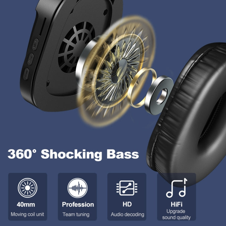 REMAX RB-750HB Wireless Gaming Bluetooth V5.0 Headphone(Black) - HoMEdemic™ 