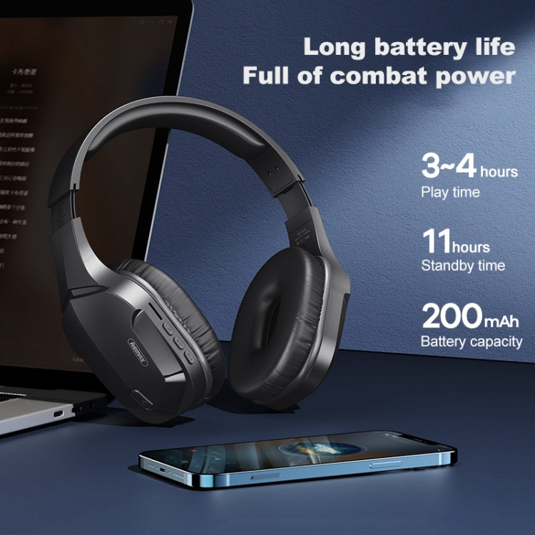 REMAX RB-750HB Wireless Gaming Bluetooth V5.0 Headphone(Black) - HoMEdemic™ 