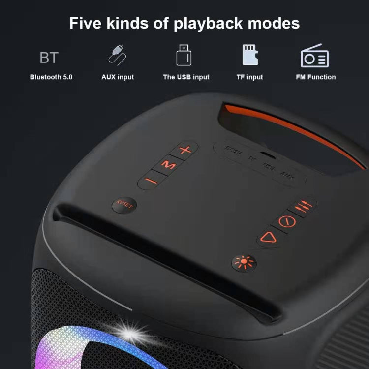 HOPESTAR Party100 Bluetooth 5.0 Portable Waterproof Wireless Bluetooth Speaker with Mobile Charging Function (Green) - HoMEdemic™ 
