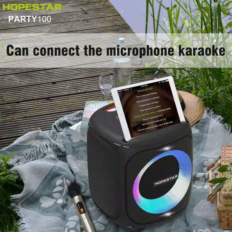 HOPESTAR Party100 Bluetooth 5.0 Portable Waterproof Wireless Bluetooth Speaker with Mobile Charging Function (Green) - HoMEdemic™ 