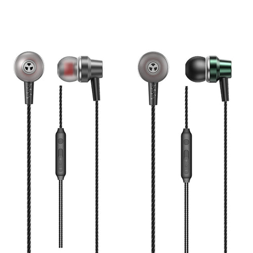 WK YA03 Youpin Series 3.5mm Interface In-Ear HIFI Stereo Wired Call Music Earphone, Length: 1.2m (Black) - HoMEdemic™ 