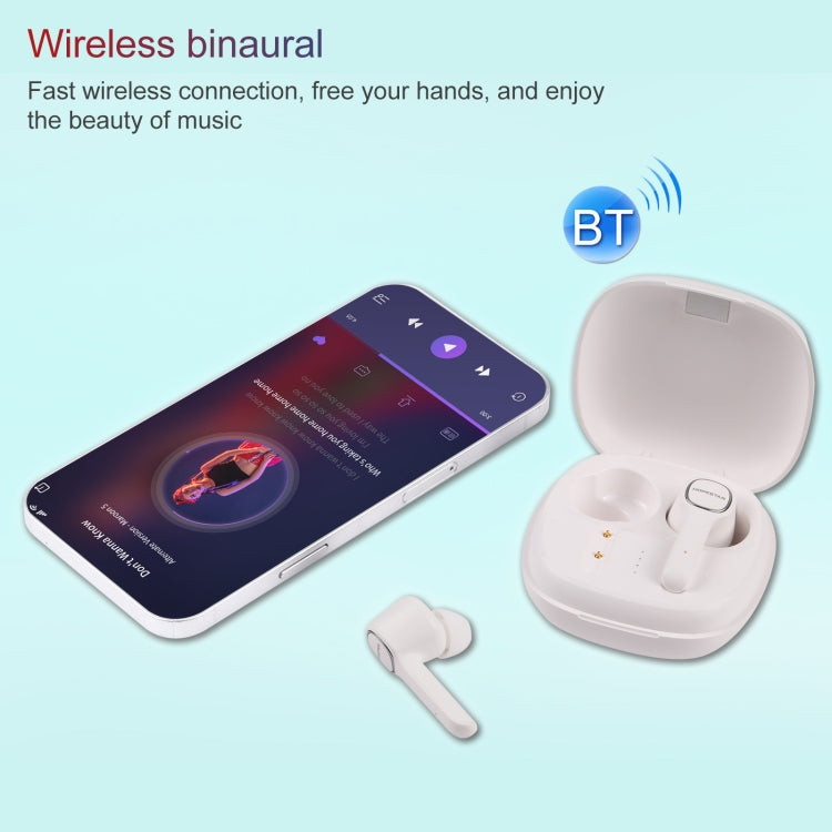 HOPESTAR S12 Bluetooth 5.0 True Wireless Bluetooth Earphone (White) - HoMEdemic™ 