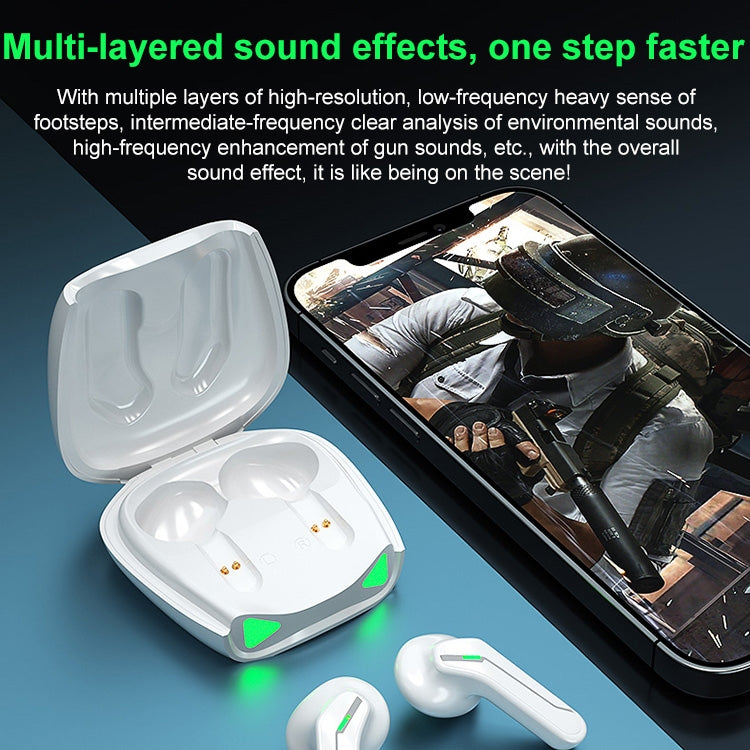 Lenovo XT85 TWS Gaming Wireless Bluetooth Earphone (Black) - HoMEdemic™ 