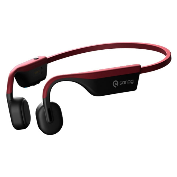 Sanag A9S Bone Conduction Bluetooth 5.1 HiFi Sports Earphone (Red Black) - HoMEdemic™ 