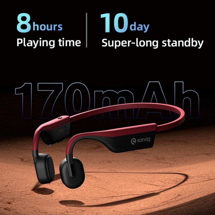 Sanag A9S Pro Air Conduction Bluetooth 5.1 HiFi Sports Earphone (Black) - HoMEdemic™ 