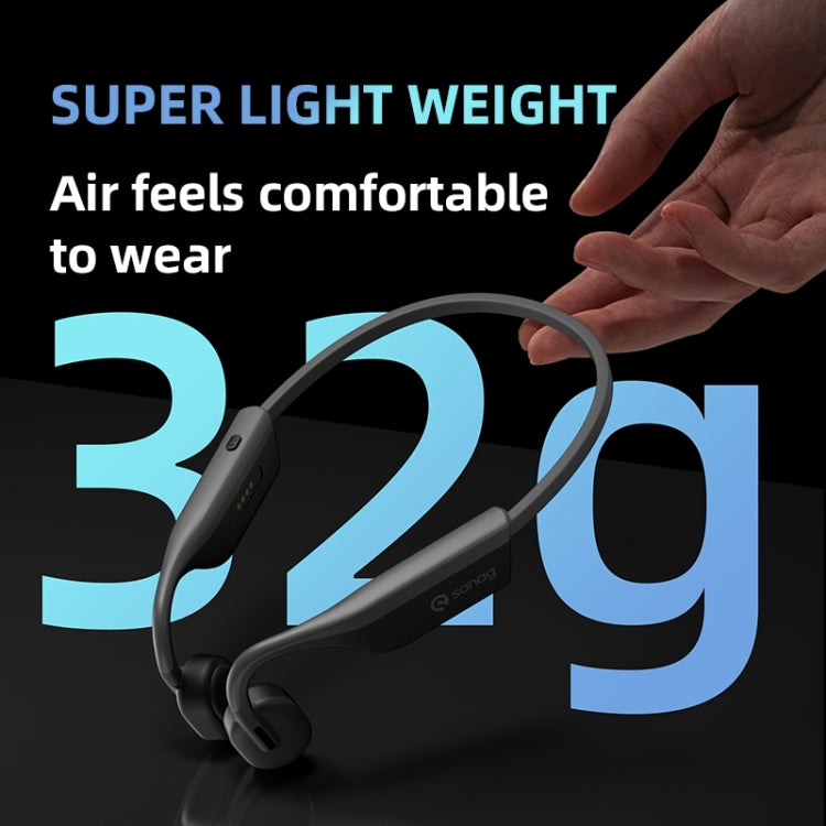 Sanag A9S Pro Air Conduction Bluetooth 5.1 HiFi Sports Earphone (Red Black) - HoMEdemic™ 