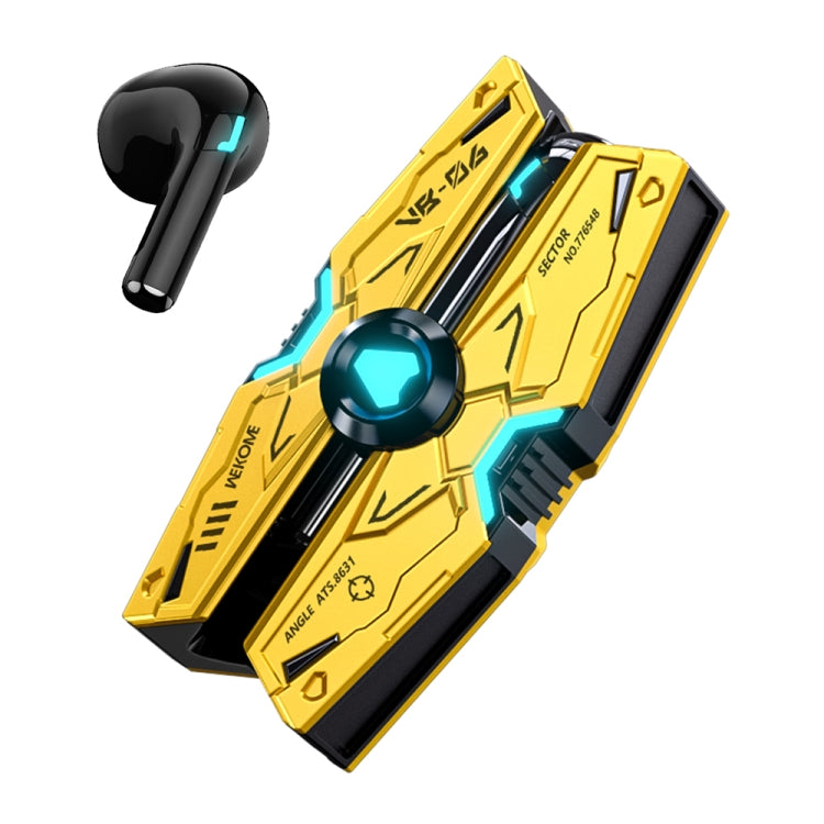 WEKOME VB06 Mech Series Metal Bluetooth Earphone (Yellow) - HoMEdemic™ 