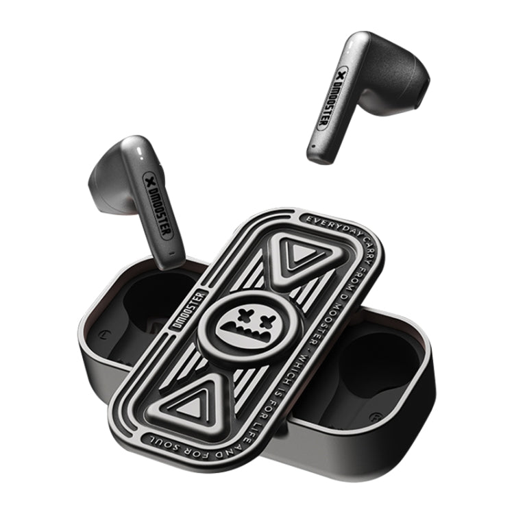D MOOSTER D15 IPX4 Wireless Bluetooth 5.3 Earphone Fingertip Spinner (Silver) - HoMEdemic™ 