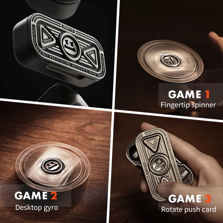 D MOOSTER D15 IPX4 Wireless Bluetooth 5.3 Earphone Fingertip Spinner (Bronze) - HoMEdemic™ 