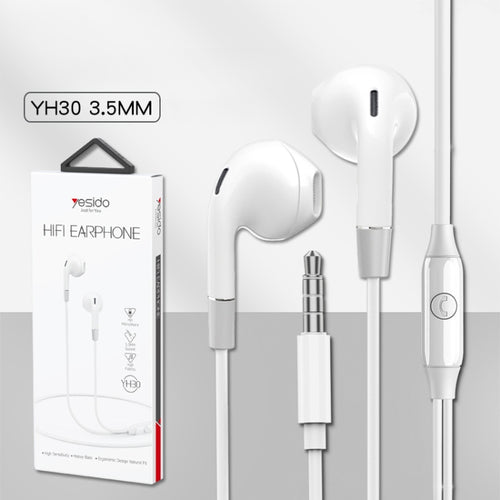 Yesido YH30 3.5mm In-Ear Wired Earphone, Length: 1.2m - HoMEdemic™ 