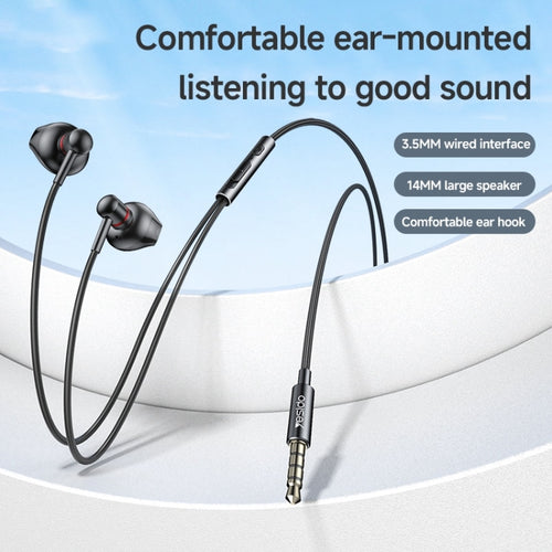 Yesido YH47 3.5mm Metal Line-Control In-Ear Wired Earphone, Length: 1.2m (Black) - HoMEdemic™ 