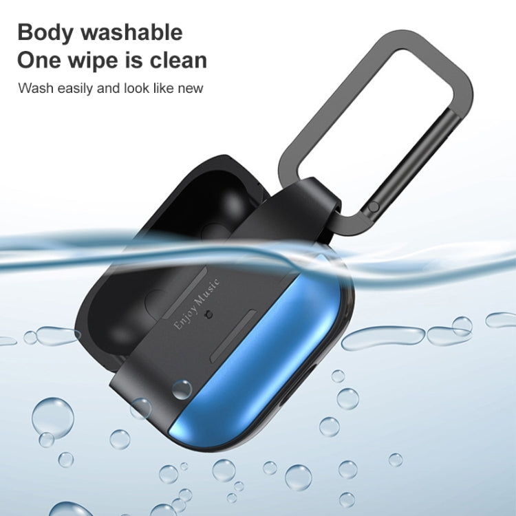 Mutural Rugged Utility Protective Case with Hook For AirPods 3 (Blue) - HoMEdemic™ 