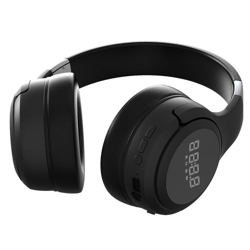 ZEALOT B28 Folding Headband Bluetooth Stereo Music Headset with Display (Black) - HoMEdemic™ 