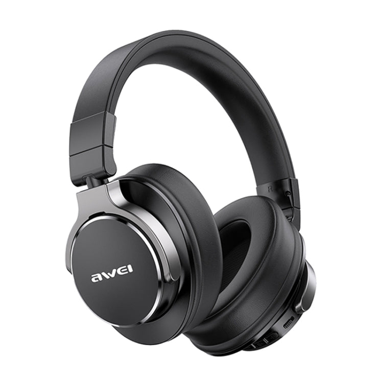 awei A710BL Foldable ANC Noise Cancelling Bluetooth Wireless Headset (Black) - HoMEdemic™ 