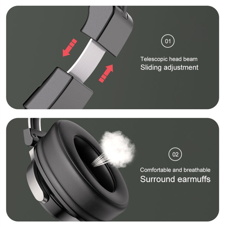 awei A710BL Foldable ANC Noise Cancelling Bluetooth Wireless Headset (Grey) - HoMEdemic™ 