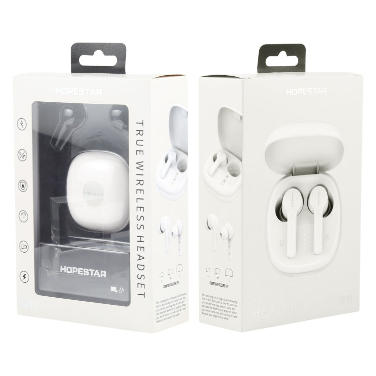 HOPESTAR S11 Bluetooth 5.0 True Wireless Bluetooth Earphone (White) - HoMEdemic™ 