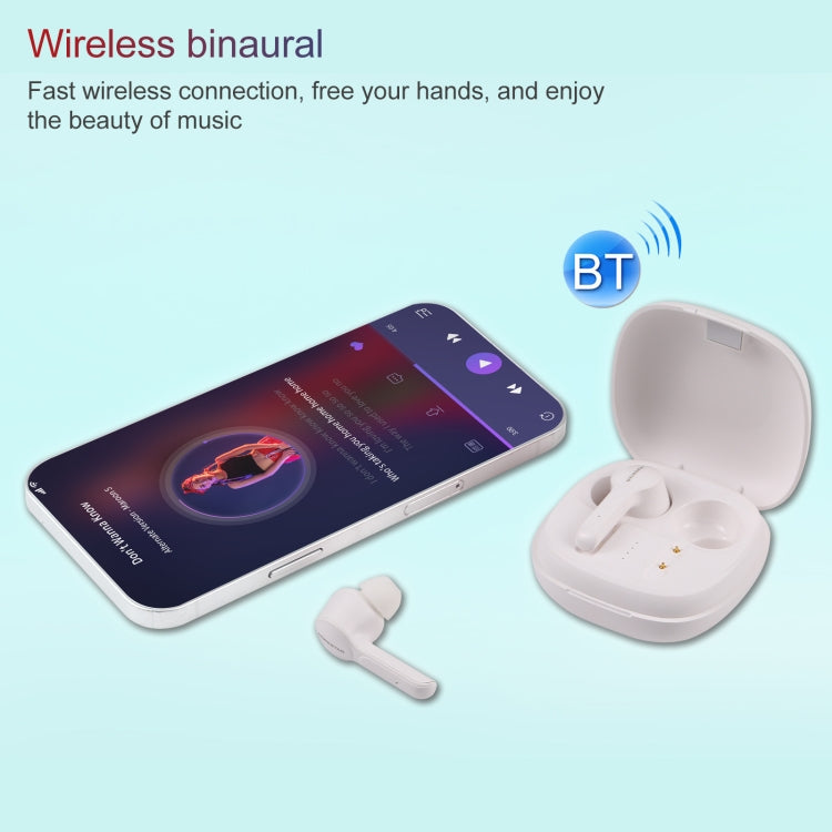HOPESTAR S11 Bluetooth 5.0 True Wireless Bluetooth Earphone (White) - HoMEdemic™ 