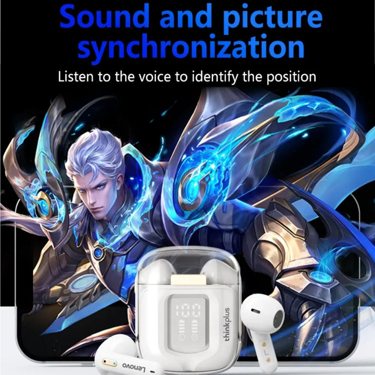 Lenovo LP6 Pro Bluetooth 5.3 LED Digital Display HiFi Wireless Bluetooth Earphone (Black) - HoMEdemic™ 