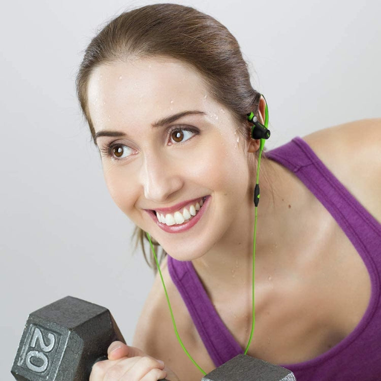 Mucro MB-232 Running In-Ear Sport Earhook Wired Stereo Headphones for Jogging Gym(Green) - HoMEdemic™ 