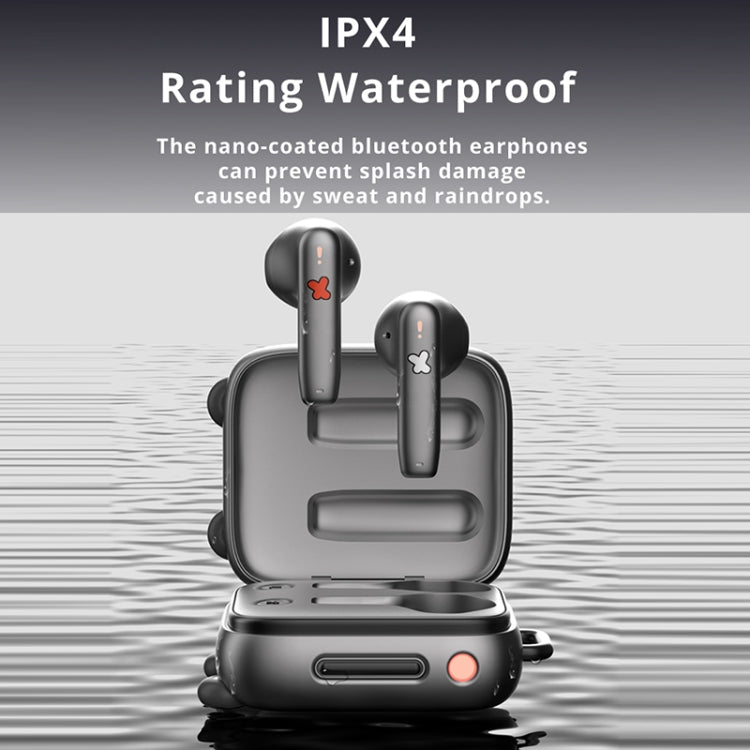 D MOOSTER D03 Suitcase Shape IPX4 TWS Wireless Bluetooth 5.0 Earphone (Transparent) - HoMEdemic™ 