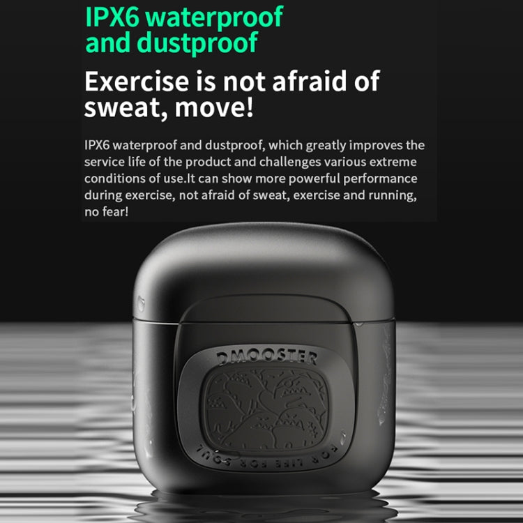 D MOOSTER D02 IPX6 EDC Wireless Bluetooth 5.3 Earphone (Black) - HoMEdemic™ 