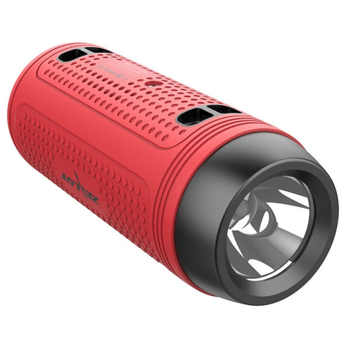 ZEALOT A1 Multifunctional Bass Wireless Bluetooth Speaker, Built-in Microphone, Support Bluetooth Call & AUX & TF Card & LED Lights (Red) - HoMEdemic™ 