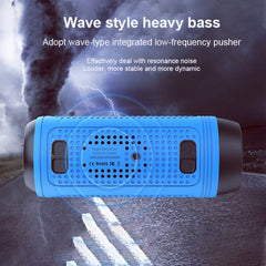 ZEALOT A1 Multifunctional Bass Wireless Bluetooth Speaker, Built-in Microphone, Support Bluetooth Call & AUX & TF Card & LED Lights (Brown) - HoMEdemic™ 