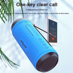 ZEALOT A1 Multifunctional Bass Wireless Bluetooth Speaker, Built-in Microphone, Support Bluetooth Call & AUX & TF Card & LED Lights (Dark Green) - HoMEdemic™ 