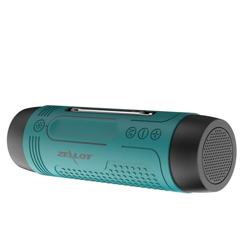 ZEALOT A2 Multifunctional Bass Wireless Bluetooth Speaker, Built-in Microphone, Support Bluetooth Call & AUX & TF Card & LED Lights (Mint Green) - HoMEdemic™ 