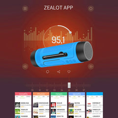 ZEALOT A2 Multifunctional Bass Wireless Bluetooth Speaker, Built-in Microphone, Support Bluetooth Call & AUX & TF Card & LED Lights (Grey) - HoMEdemic™ 