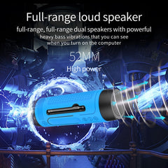 ZEALOT A2 Multifunctional Bass Wireless Bluetooth Speaker, Built-in Microphone, Support Bluetooth Call & AUX & TF Card & LED Lights (Grey) - HoMEdemic™ 