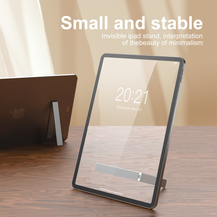 R-JUST PB07 Linear Shape Magnetic Folding Portable Aluminum Alloy Tablet Holder - HoMEdemic™ 