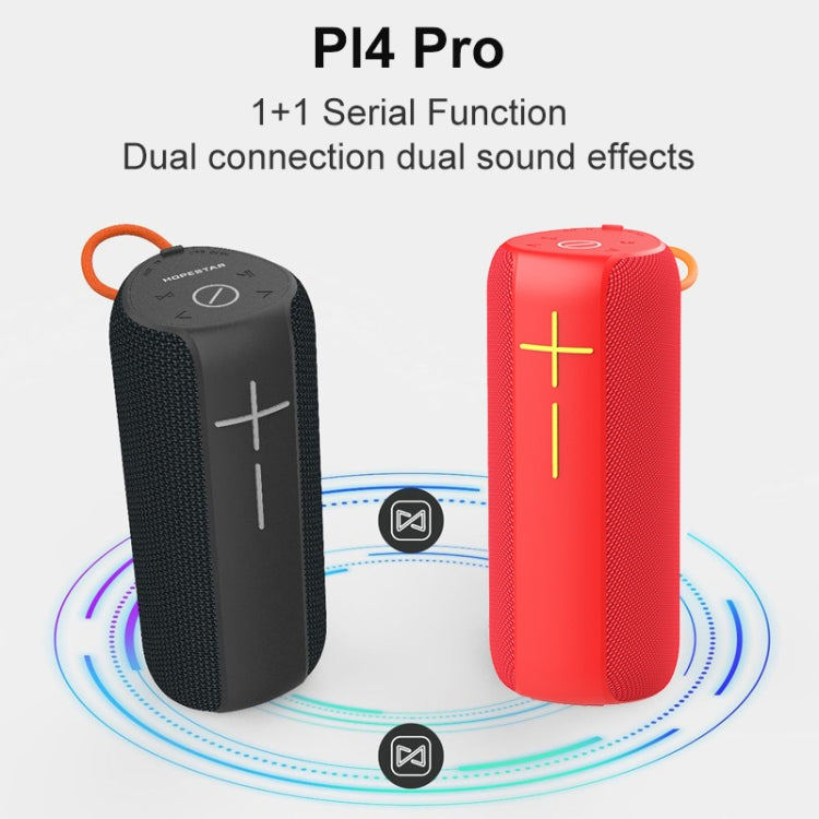 HOPESTAR P14 Pro Portable Outdoor Waterproof Wireless Bluetooth Speaker, Support Hands-free Call & U Disk & TF Card & 3.5mm AUX & FM (Black) - HoMEdemic™ 