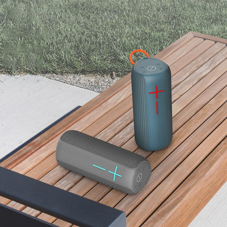 HOPESTAR P14 Pro Portable Outdoor Waterproof Wireless Bluetooth Speaker, Support Hands-free Call & U Disk & TF Card & 3.5mm AUX & FM (Black) - HoMEdemic™ 