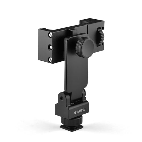 YELANGU PC10 360 Degree Rotating Horizontal Vertical Shooting Phone Clamp Holder Bracket (Black) - HoMEdemic™ 