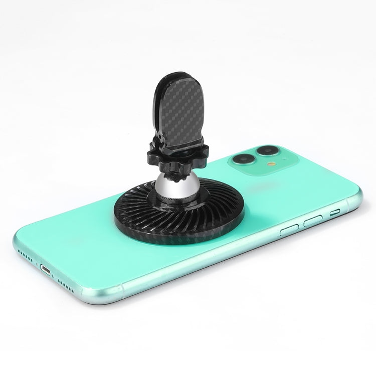 R-JUST HZ10 Small Whirlwind Magnetic Car Phone Holder (Carbon Fiber Black) - HoMEdemic™ 