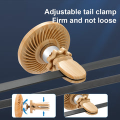 R-JUST HZ10 Small Whirlwind Magnetic Car Phone Holder (Wood) - HoMEdemic™ 