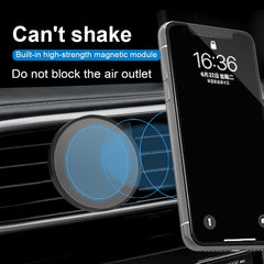 R-JUST HZ10 Small Whirlwind Magnetic Car Phone Holder (Wood) - HoMEdemic™ 