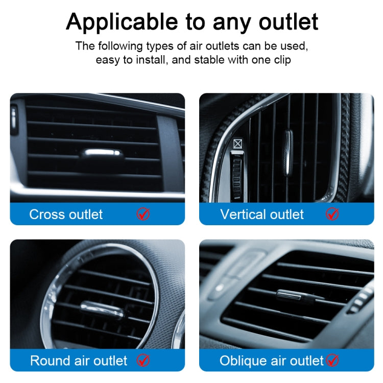 R-JUST HZ10 Small Whirlwind Magnetic Car Phone Holder (Carbon Fiber Black) - HoMEdemic™ 